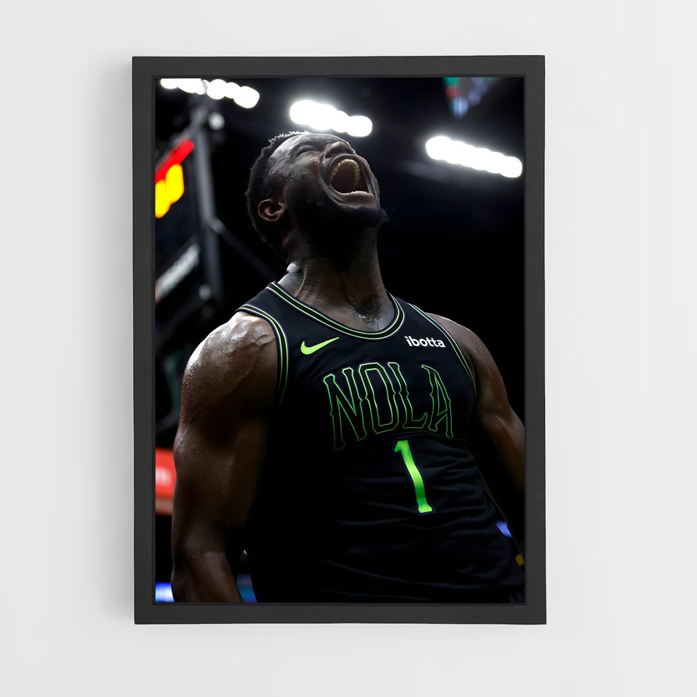 Poster Zion williamson – affiche Basketball (vue 2)